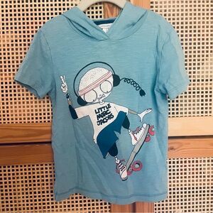 Little Marc Jacobs Light Blue Graphic Tee